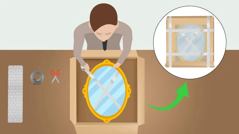 3 Easy Steps to Pack Mirrors for Relocation